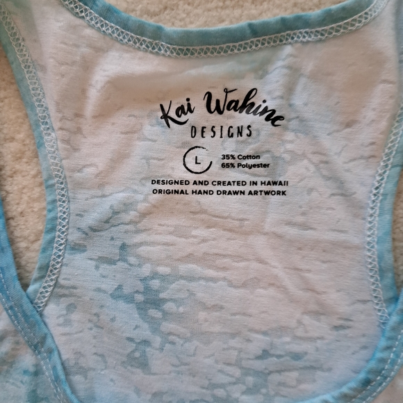 Hand Painted Original Artist Hawaiian T-Shit - Picture 3 of 4